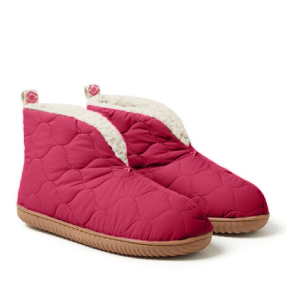 Dearfoams Warm Up Booties Slippers NWT